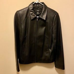 Alfani Genuine Leather Jacket